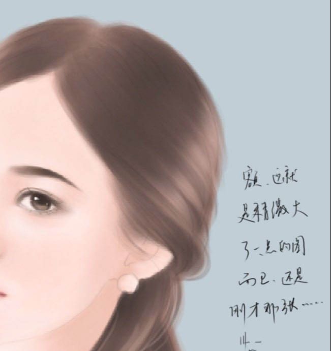 PS鼠绘小说封面人物头发的方法(8)