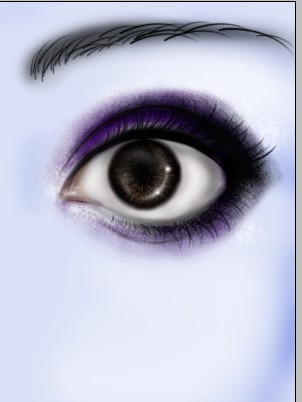 Photoshop制作漂亮的蓝色眼睛(18)