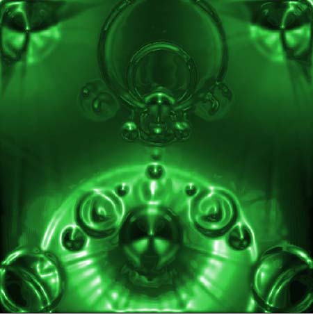 PS滤镜制作漂亮的绿色魔幻效果(5)