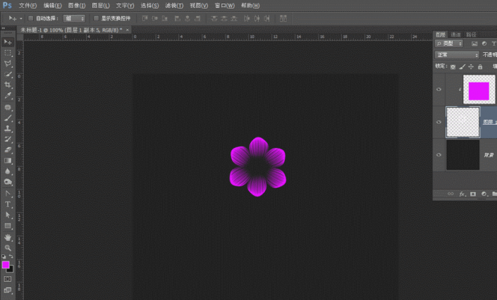 制作花朵，通过PS绘制多彩的花朵(3)