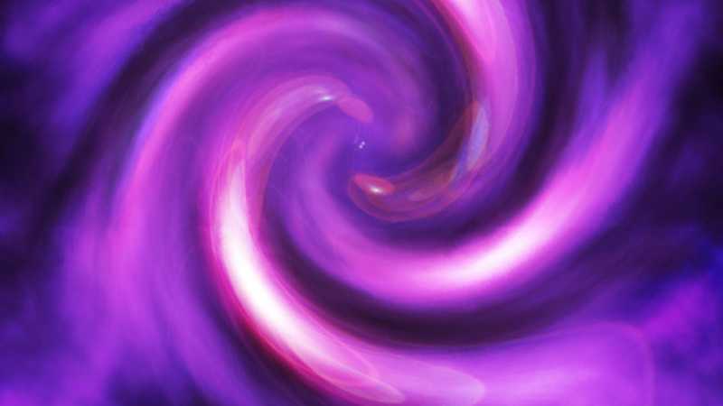 ps制作科幻紫色旋涡效果图片