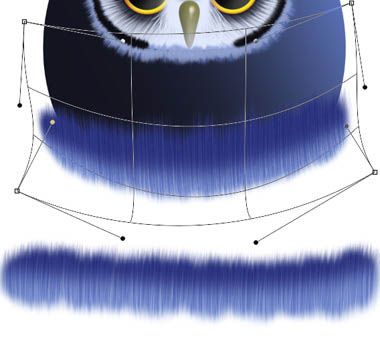 卡通猫头鹰|PS鼠绘一只抽象的卡通猫头鹰(34)