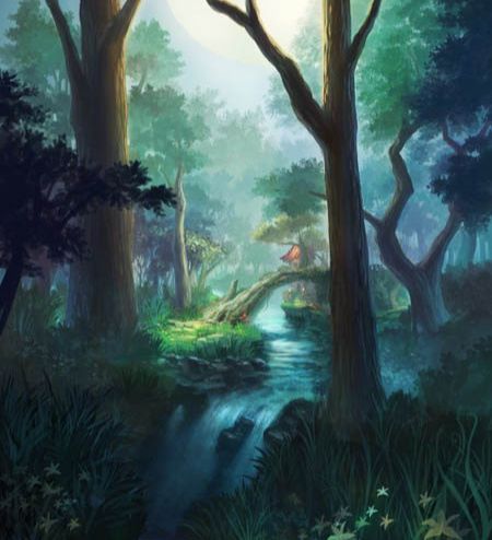 PS鼠绘夜色中的梦幻森林(31)