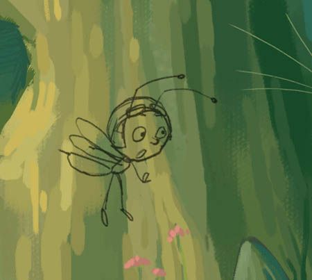 PS鼠绘在森林里采蘑菇的小兔子(20)