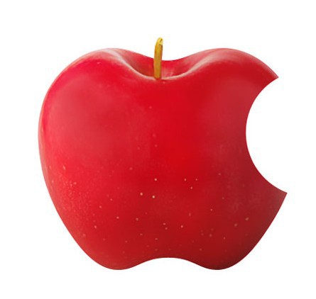 PS简单制作真实的苹果标志(4)
