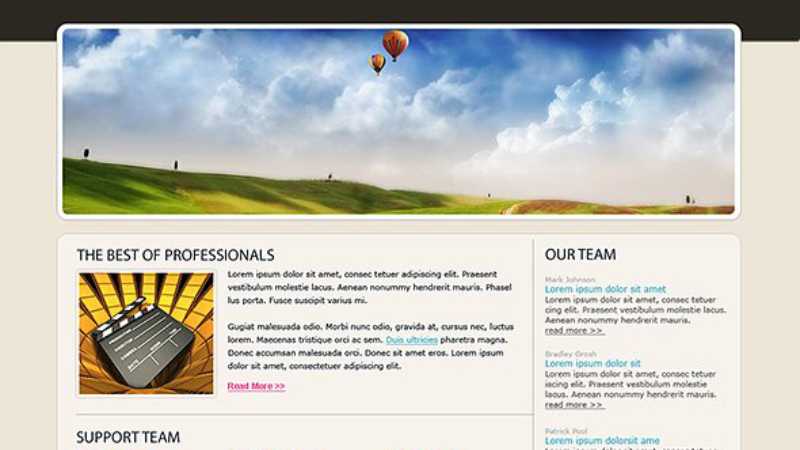 Photoshop创建欧美商务网页模板
