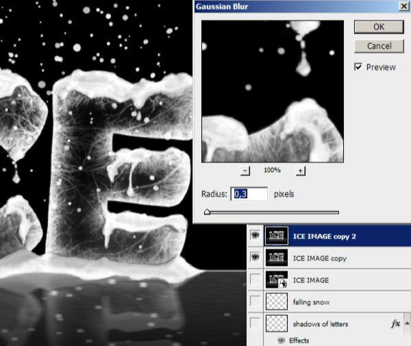 Photoshop设计超酷的冰雪字效果(44)