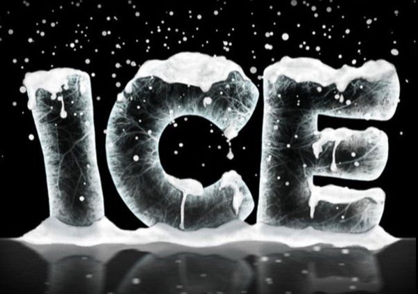 Photoshop设计超酷的冰雪字效果