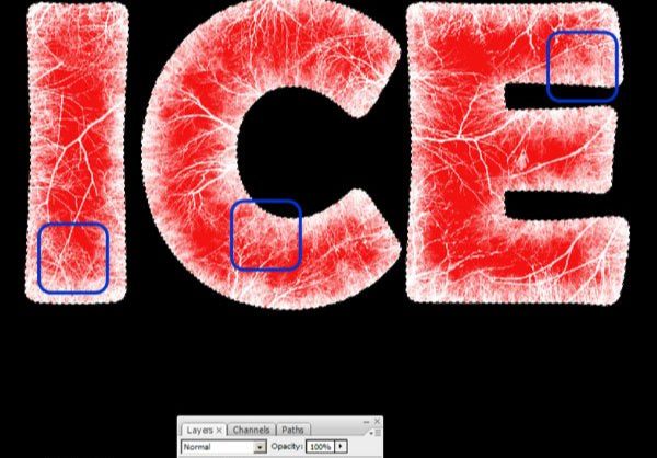 冰冻效果，用PS打造简单逼真的冰冻文字效果(9)