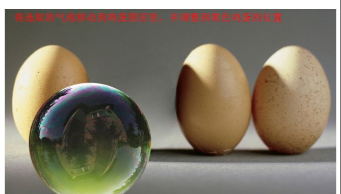 ps合成一个半透明的鸡蛋(5)