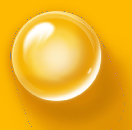 PS绘制质感透明气泡(14)