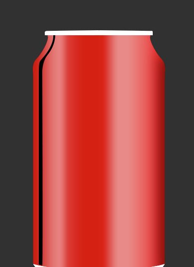 PS鼠绘质感可乐罐子(12)
