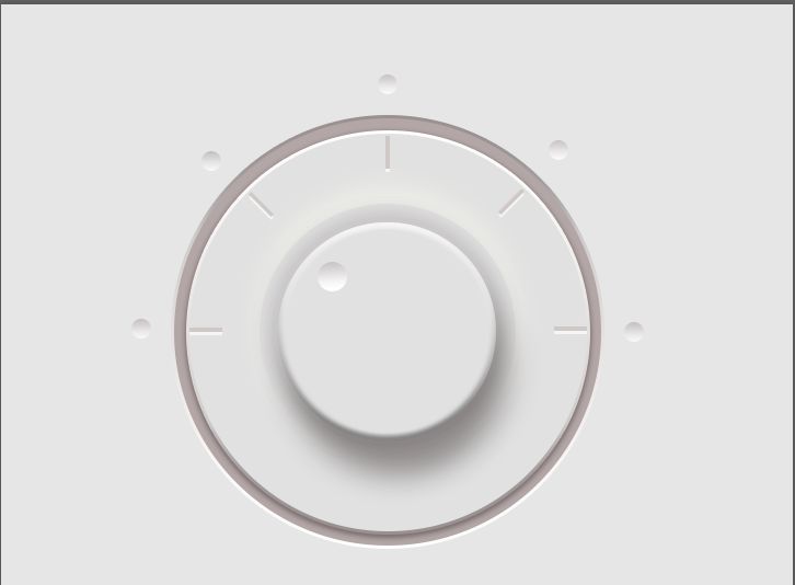 PS鼠绘超简洁音乐控制旋钮(32)