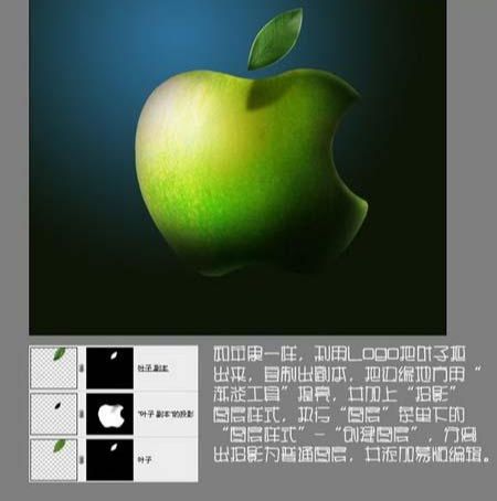 Photoshop创意合成苹果标志经典海报(8)