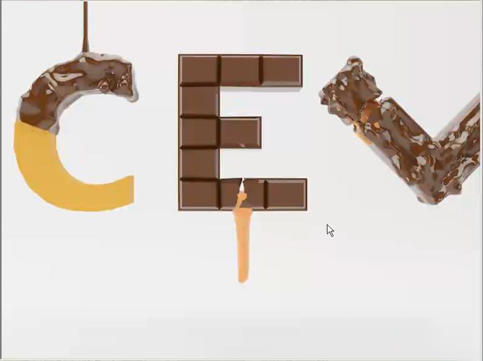 3dmax多边形建模制作巧克力模型的教程