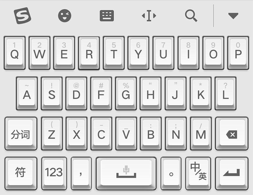 PS绘制冷灰色主题的机械键盘(1)