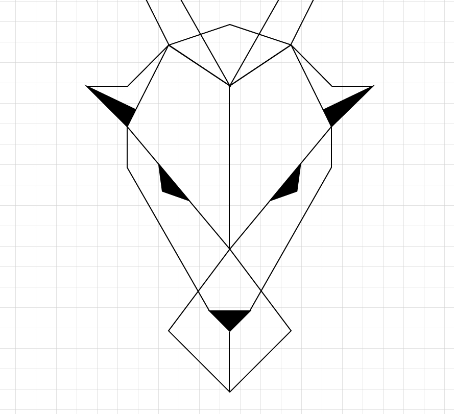 AI制作几何风格鹿Logo(9)