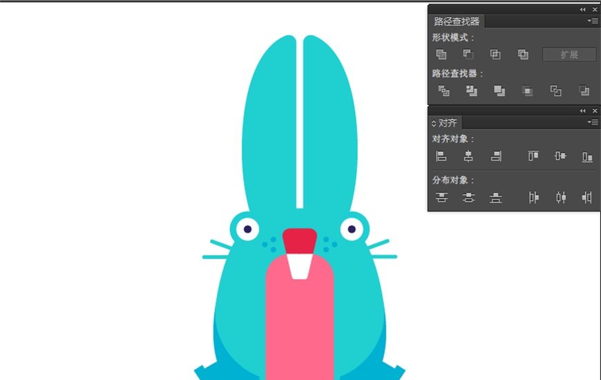 AE+AI制作一只活蹦乱跳的小兔子(13)