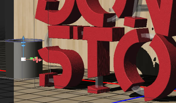 PS制作橡胶和玻璃质感的3D立体字效(63)