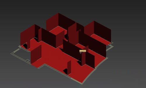 用3DMAX单线制作室内墙体模型