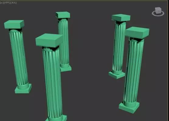 3Dmax放样建模制作罗马柱模型教程(25)