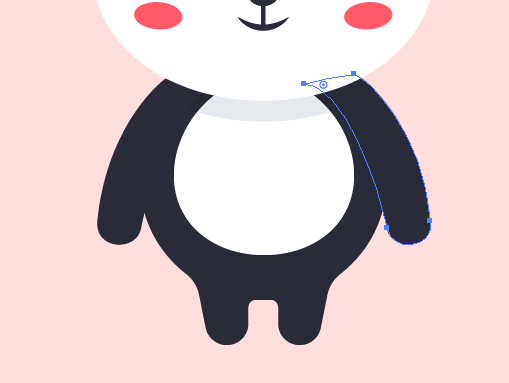 ps画卡通大熊猫教程(21)