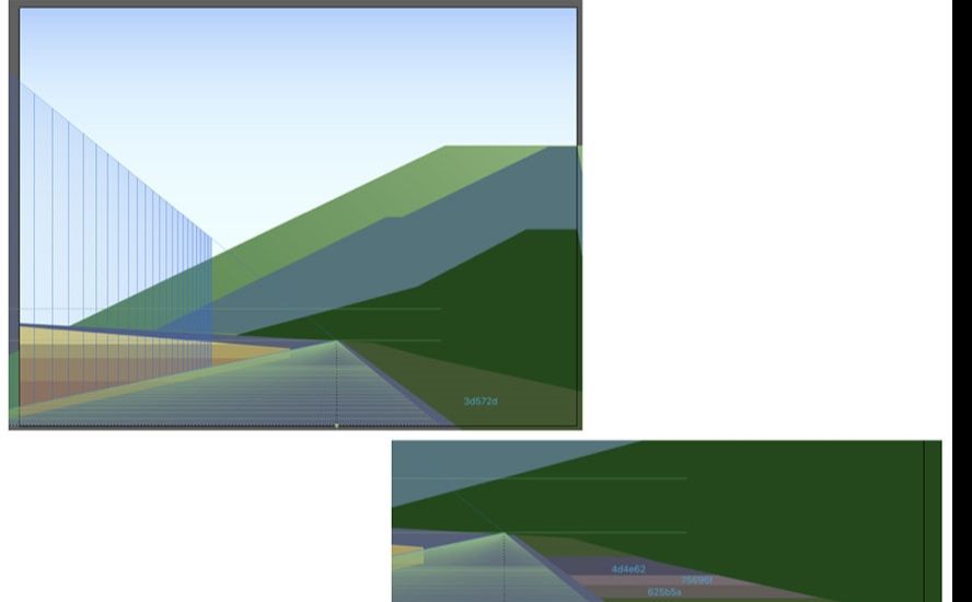 AI用简单形状绘制矢量风景插画(6)