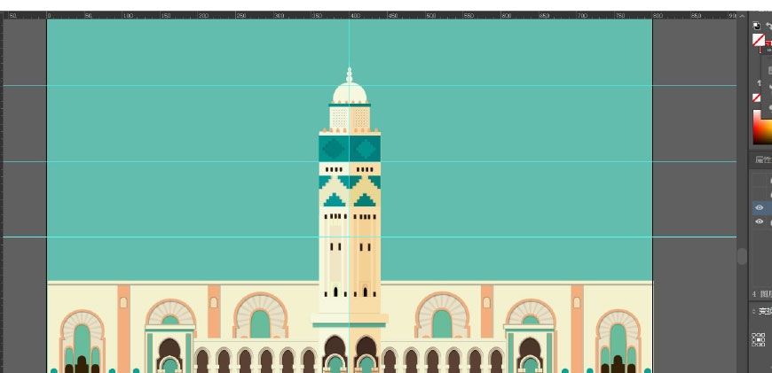 AI教程！教你绘制摩洛哥场景小插画(24)