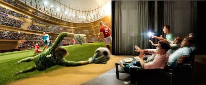 Photoshop合成VR为主题的足球宣传海报(1)