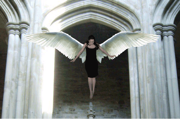 PS合成一个神秘的天使照片(34)