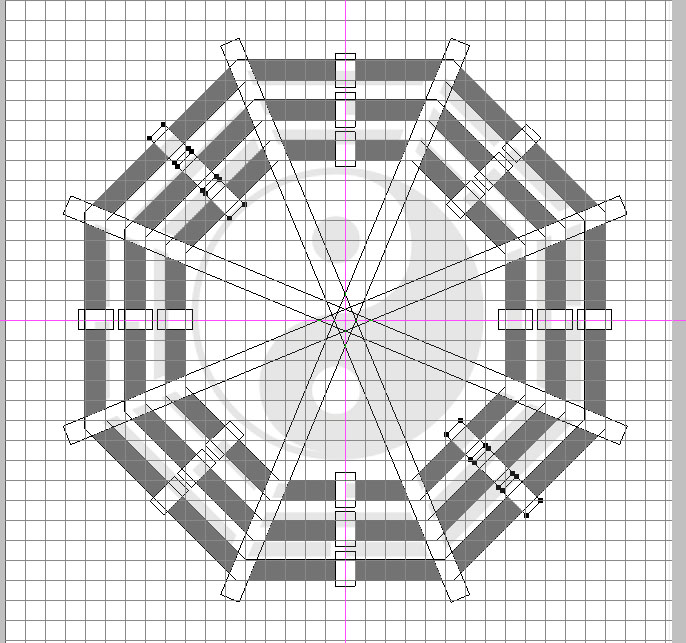 PS CS6布尔运算工具绘制太极八卦图(19)