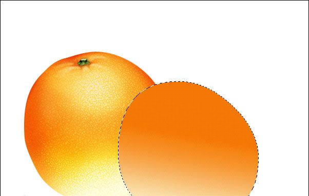 PS绘制鲜美的橙子(15)