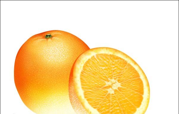 PS绘制鲜美的橙子(37)