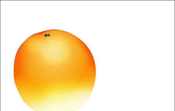 PS绘制鲜美的橙子(12)