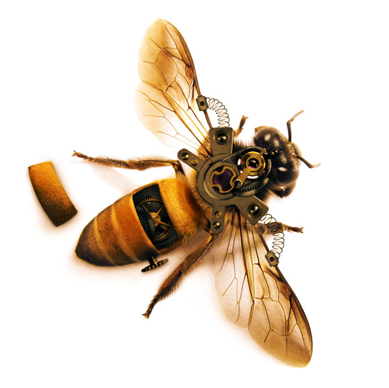 ps合成一只机械蜜蜂教程(16)