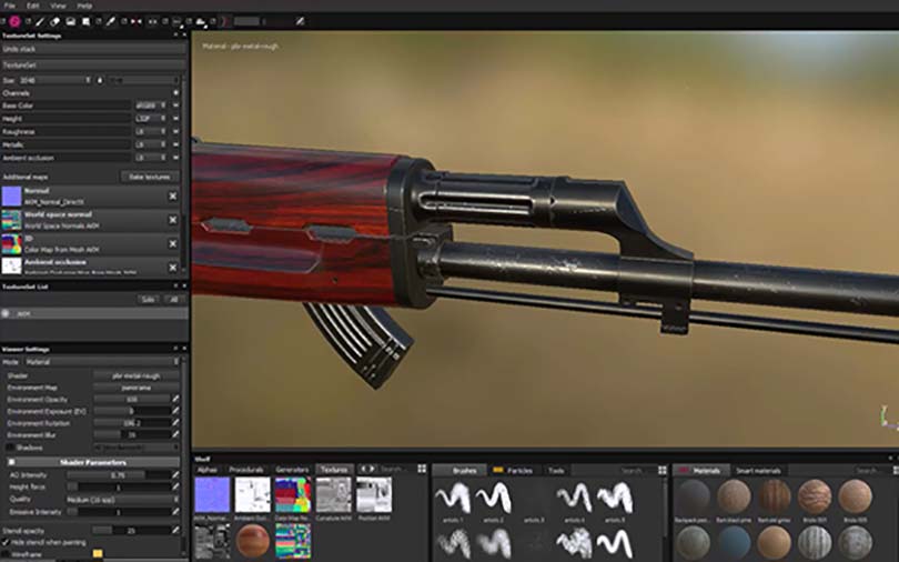 3Ds Max高精度次世代游戏枪械模型制作教程(2)