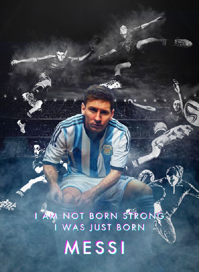 Photoshop合成以梅西为主题的足球海报(20)