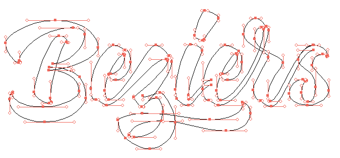 ps钢笔工具画出贝塞尔曲线(3)