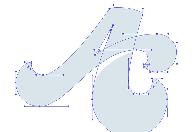 ps钢笔工具画出贝塞尔曲线(2)