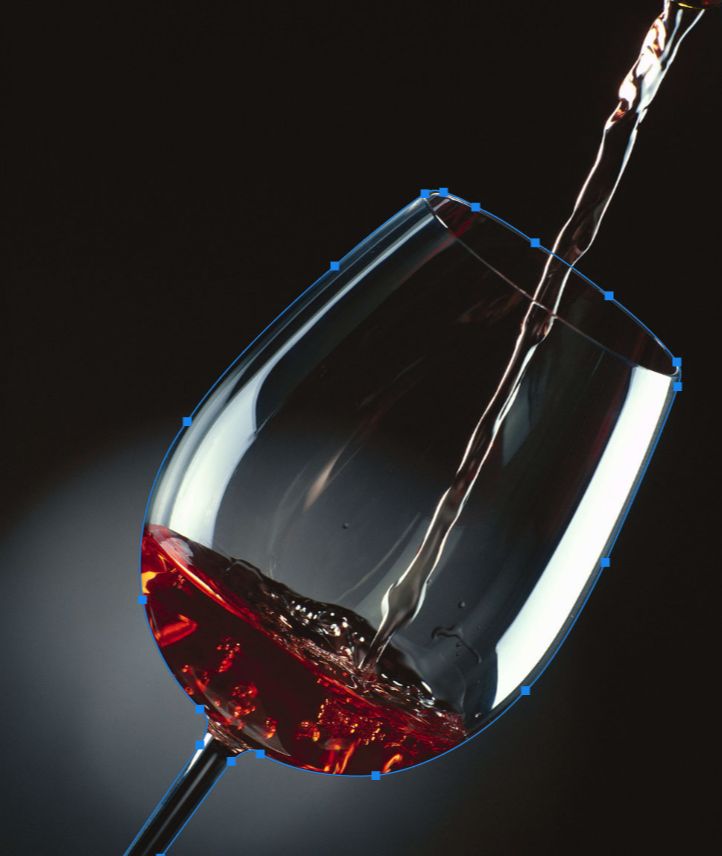 PS红酒杯抠图教程(2)