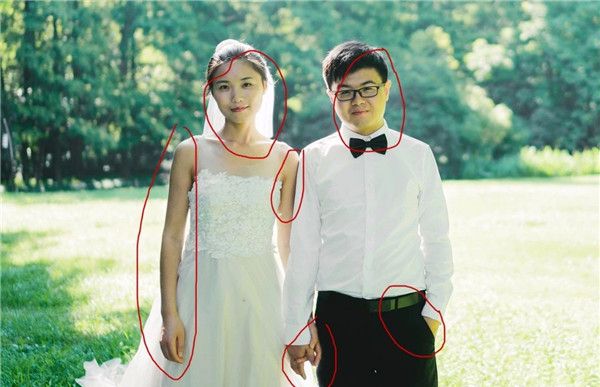 Photoshop调出夏季小清新风格的婚纱外景(2)