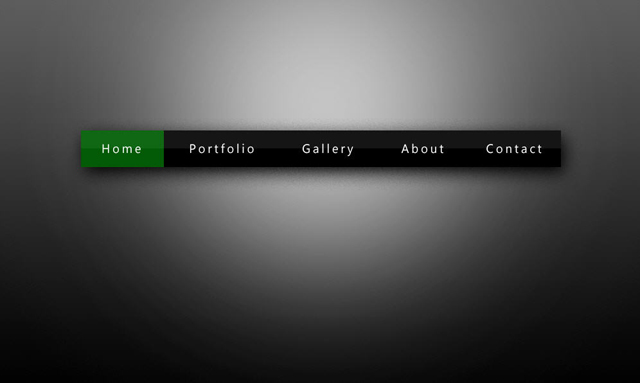 Photoshop设计简洁的网站导航教程(11)