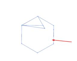 Illustrator绘制三角形组成的六边形(3)