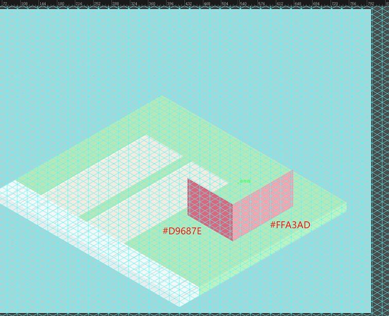 AI绘制2.5D美式风格小别墅(32)