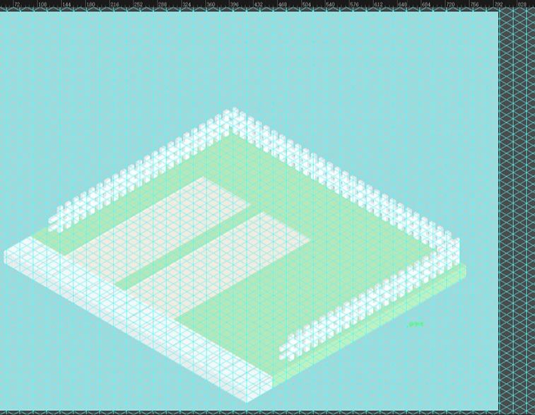 AI绘制2.5D美式风格小别墅(159)