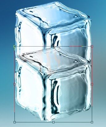 ps巧用滤镜制作出清凉的冰块效果(33)