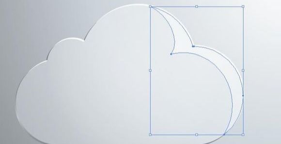 Illustrator绘制立体效果的白云云彩(16)