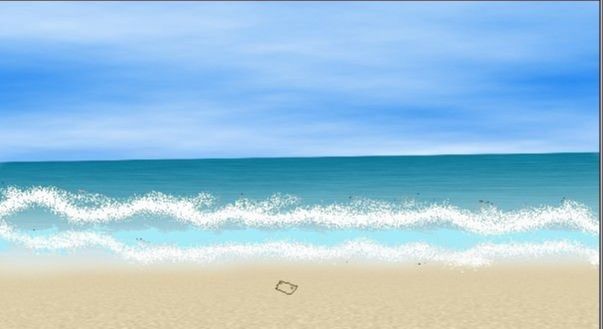 PS滤镜制作清爽的夏季海滩(13)
