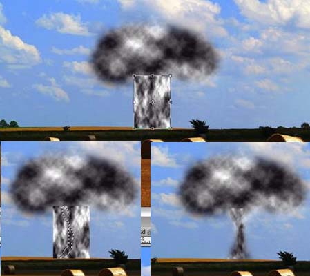 PS滤镜打造爆炸后的蘑菇云(5)