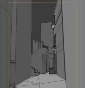 3ds Max制作窄巷的阳光(2)
